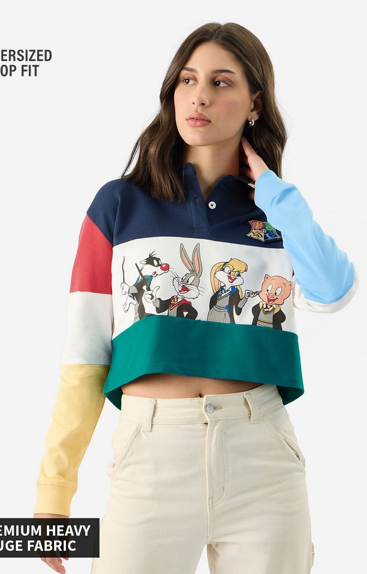 The Souled Store | Women's Warner 100: The Gang Women's Cropped Tops