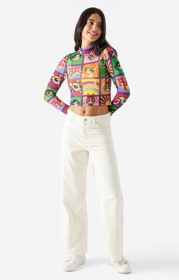 Women's Mesh Top: Powerpuff Girls  Women's Cropped Tops