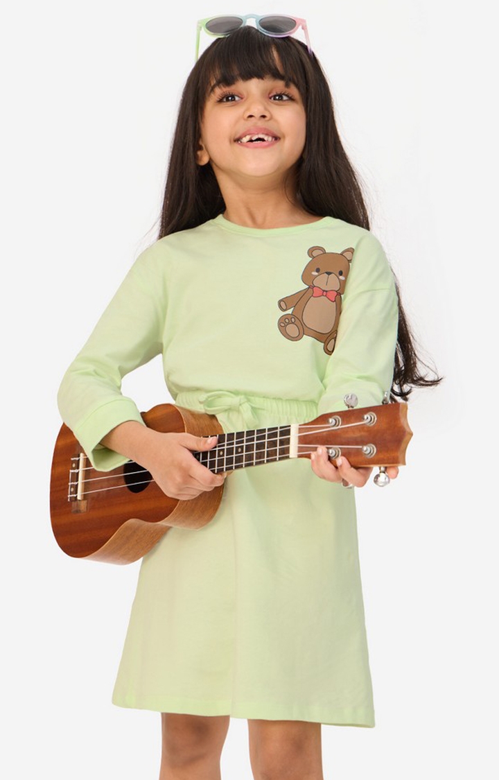 The Souled Store | Girls s Teddy Cotton Dresses