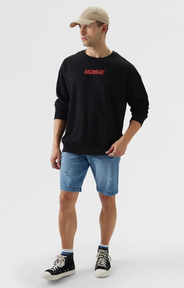 Men's The Big Bang Theory: Doodle Men's Oversized Sweatshirts