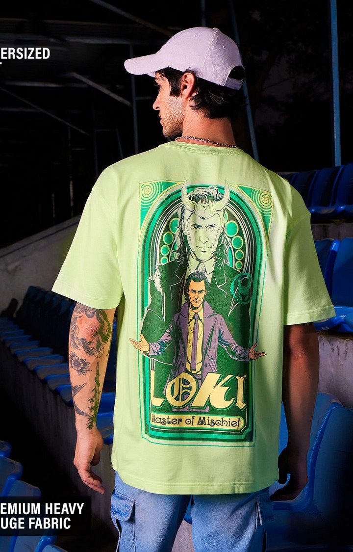 Men's Loki: Master of Mischief Oversized T-Shirt