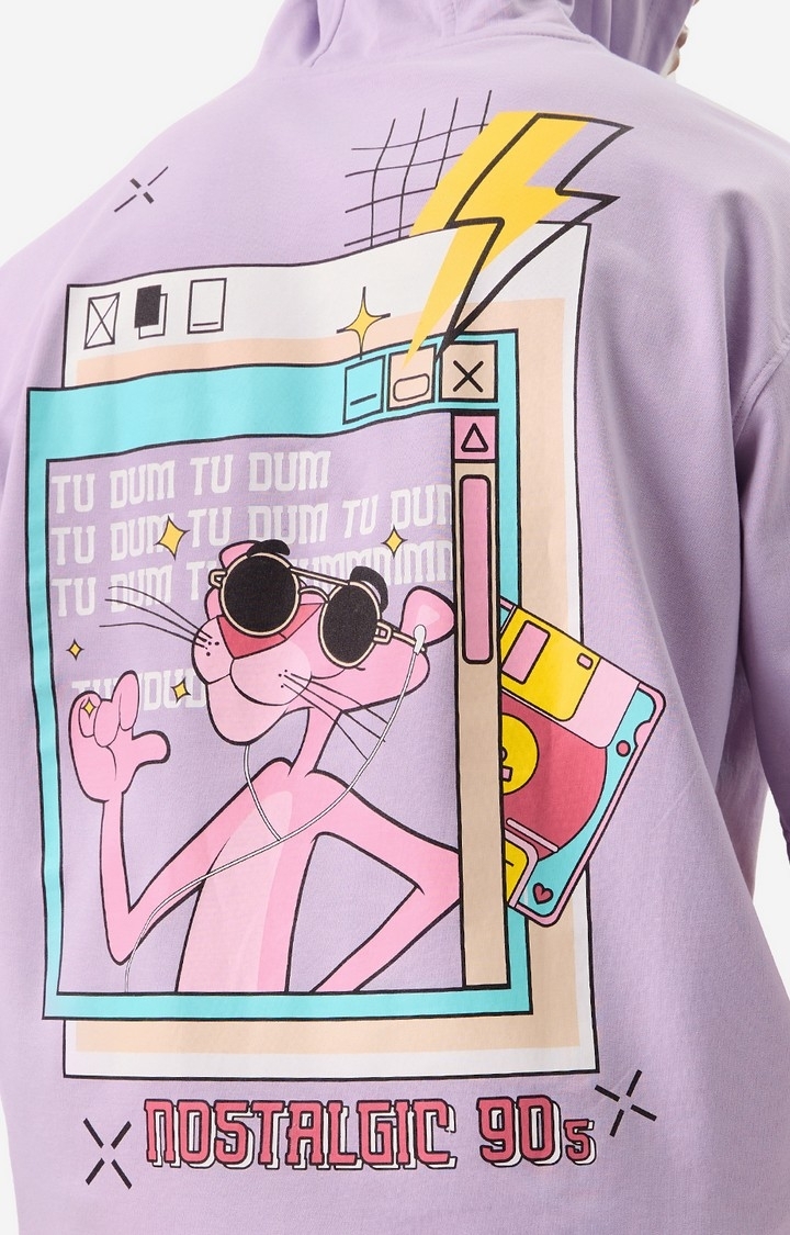 Men's Pink Panther Nostalgic Hooded T-Shirts