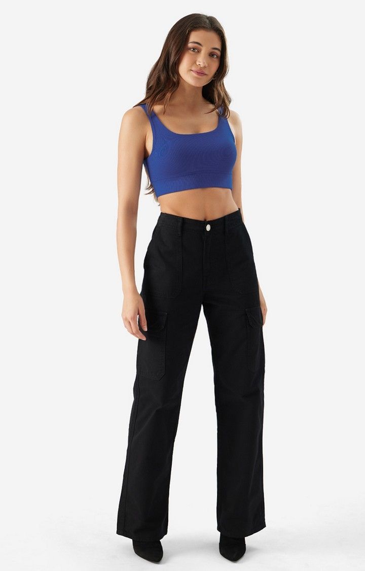 Women's Electric Blue Bralette Top Women's Bralette