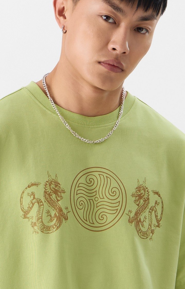 Men's Avatar: Make Tea Not War Oversized T-Shirt