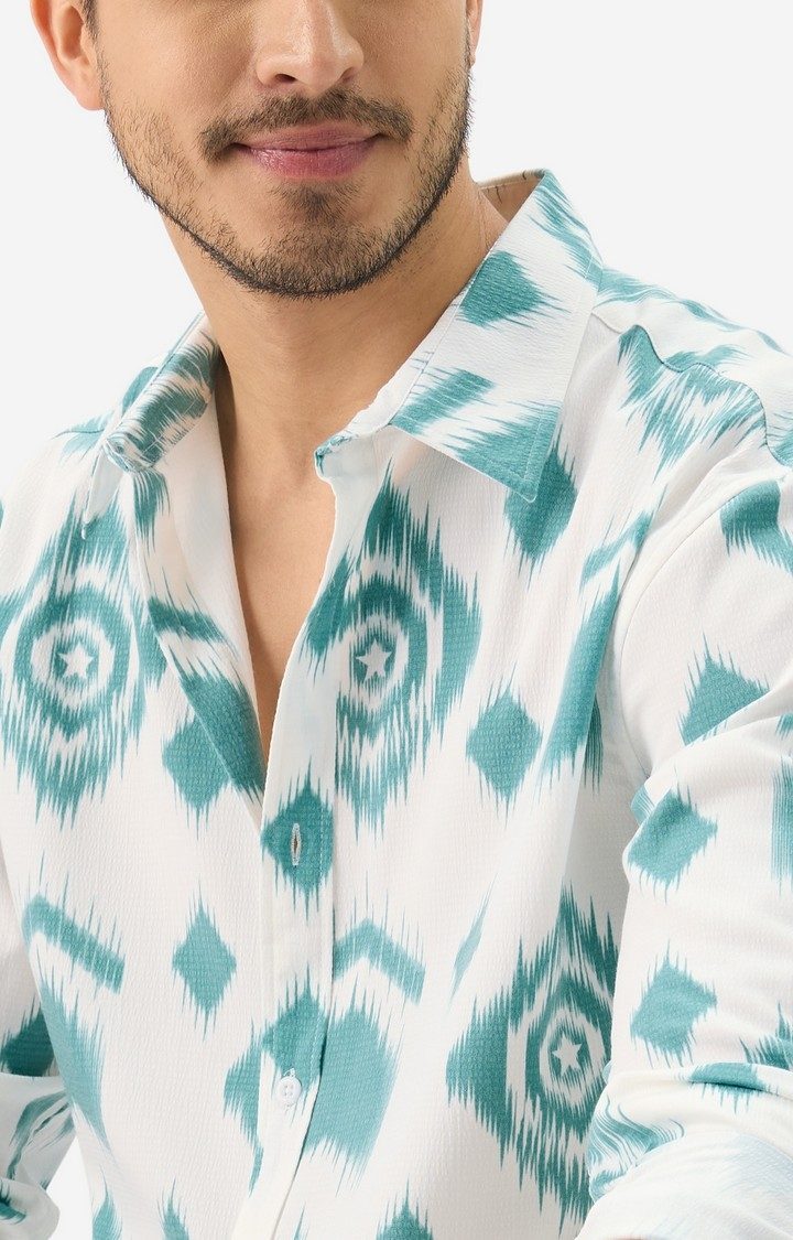 Men's Captain America Indie Pattern Casual Shirt
