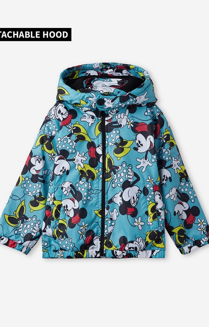 Girls Disney: Minnie Pattern Girls Puffer Jackets