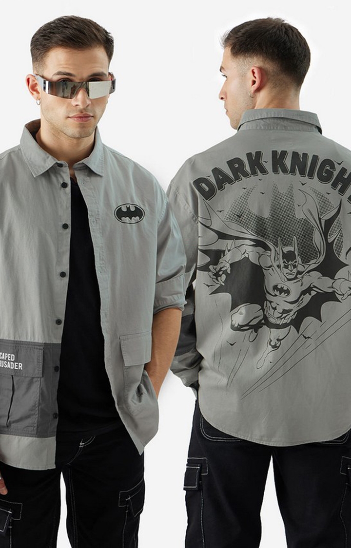 The Souled Store | Men's Batman Dark Knight Returns Utility Casual Shirt