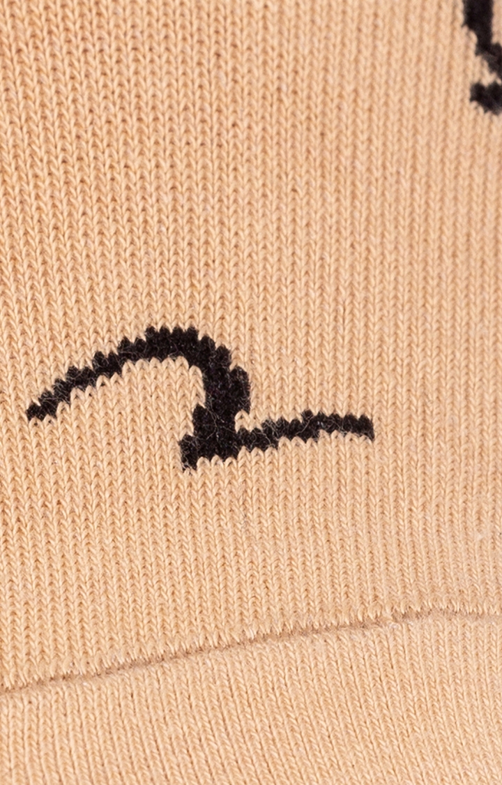 spykar | Spykar Olive And Beige Printed Socks - Pair Of 2 3