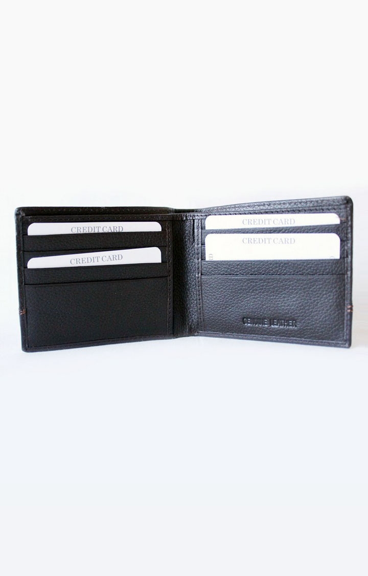 spykar | Spykar Brown Solid Leather Wallet 2