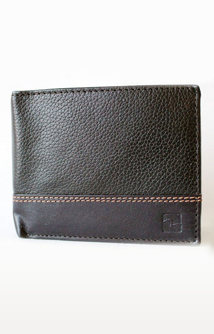 spykar | Spykar Brown Solid Leather Wallet 0