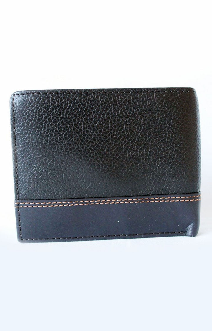 spykar | Spykar Brown Solid Leather Wallet 1