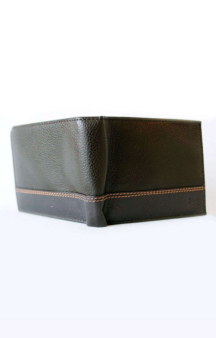 spykar | Spykar Brown Solid Leather Wallet 3