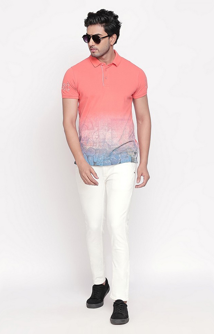 spykar | Men's White Cotton Solid Slim Jeans 1