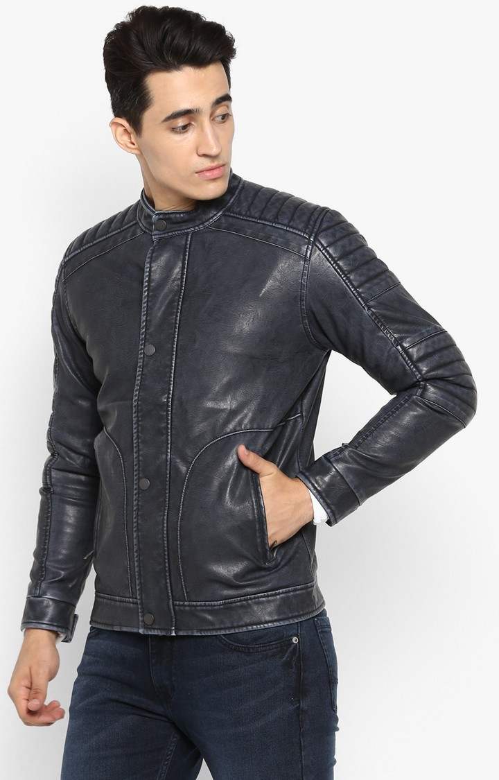 Spykar top jackets leather