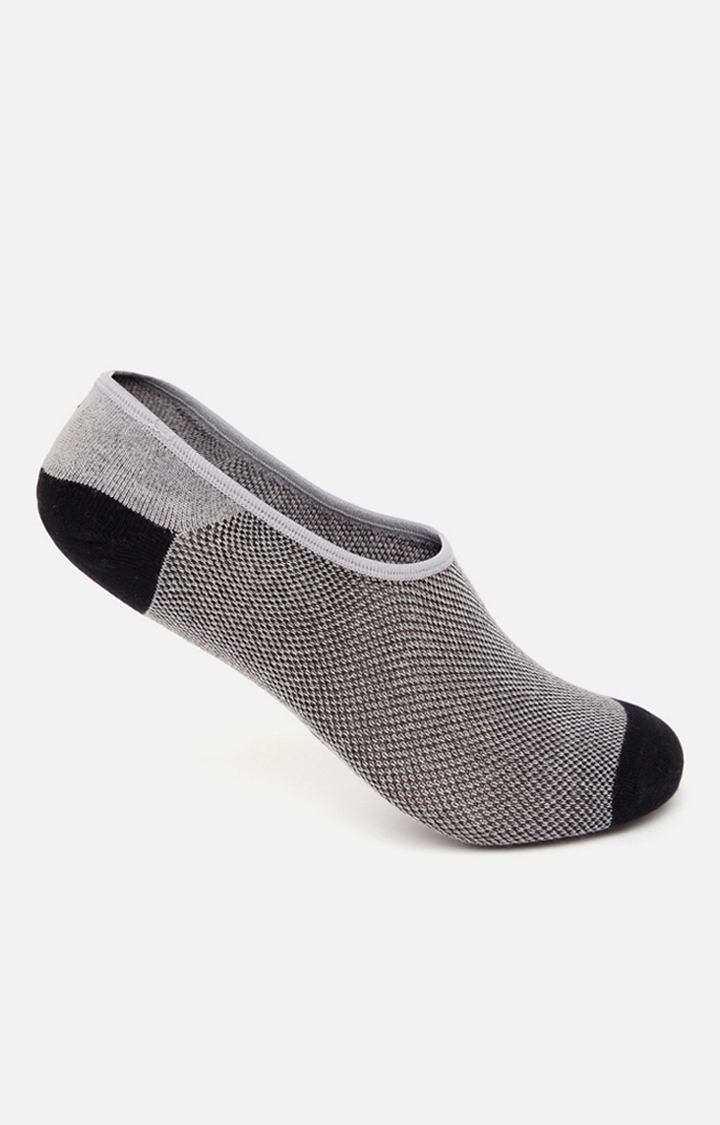 spykar | Spykar Black Blue Cotton Ped Socks (Pair Of 2) 2