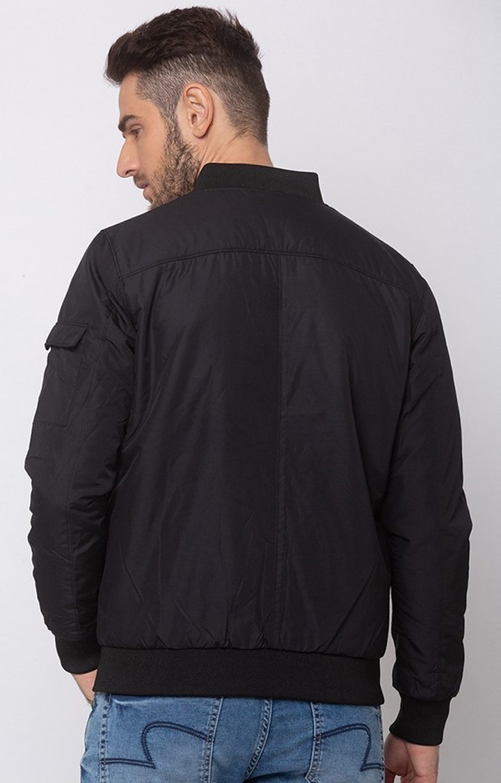 Men's Jacket Cropped Top Black Cotton - Etsy
