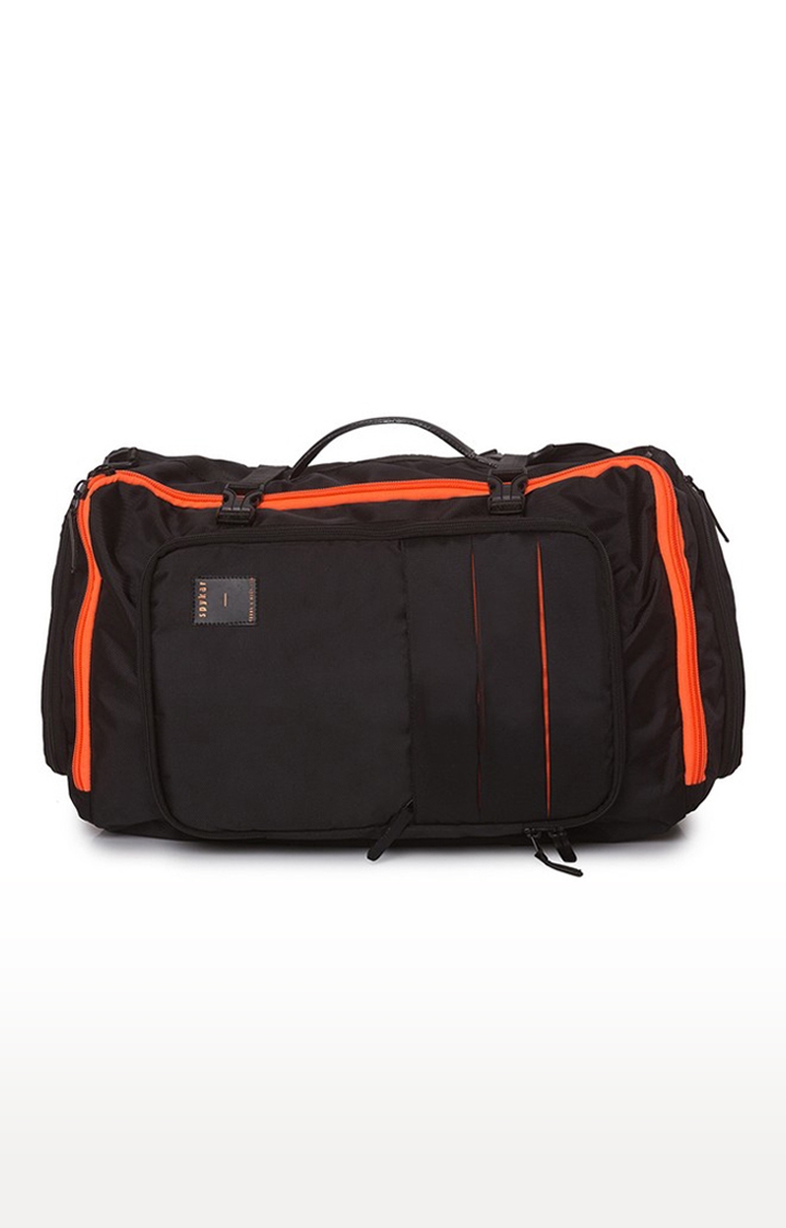 spykar | Spykar Black Traveler Multipurpose Solid Backpack 2