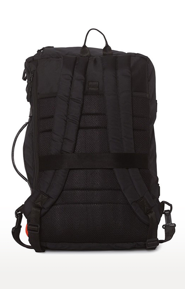 spykar | Spykar Black Traveler Multipurpose Solid Backpack 1