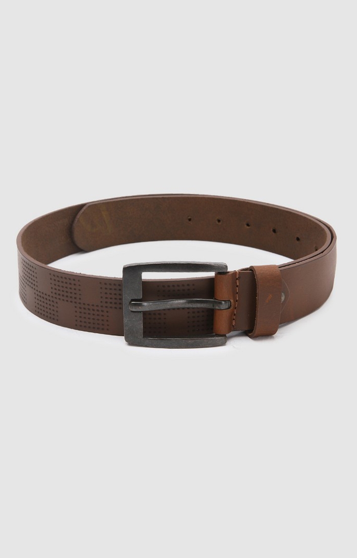 spykar | Spykar Brown Leather Belts 0