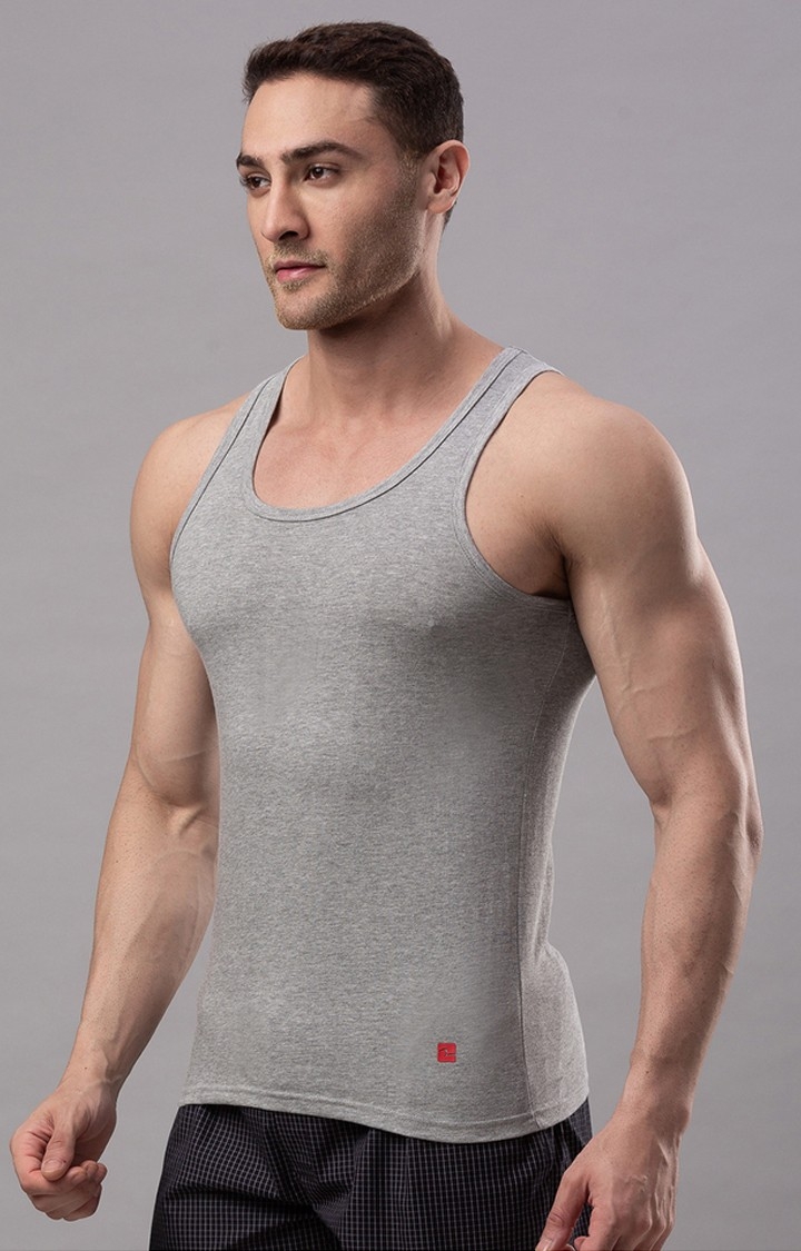 spykar | Grey Solid Vests 2