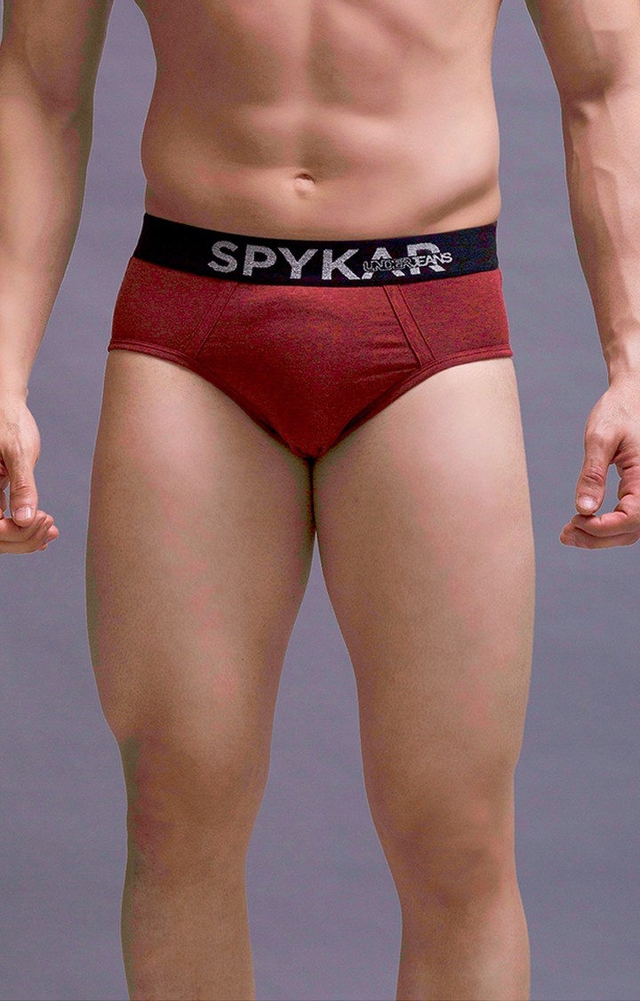spykar | Red Solid Briefs - Pack Of 2 3