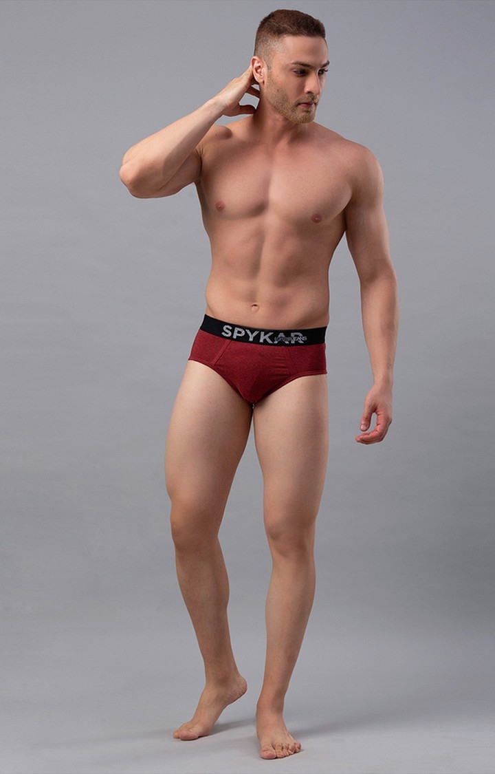 spykar | Red Solid Briefs - Pack Of 2 2