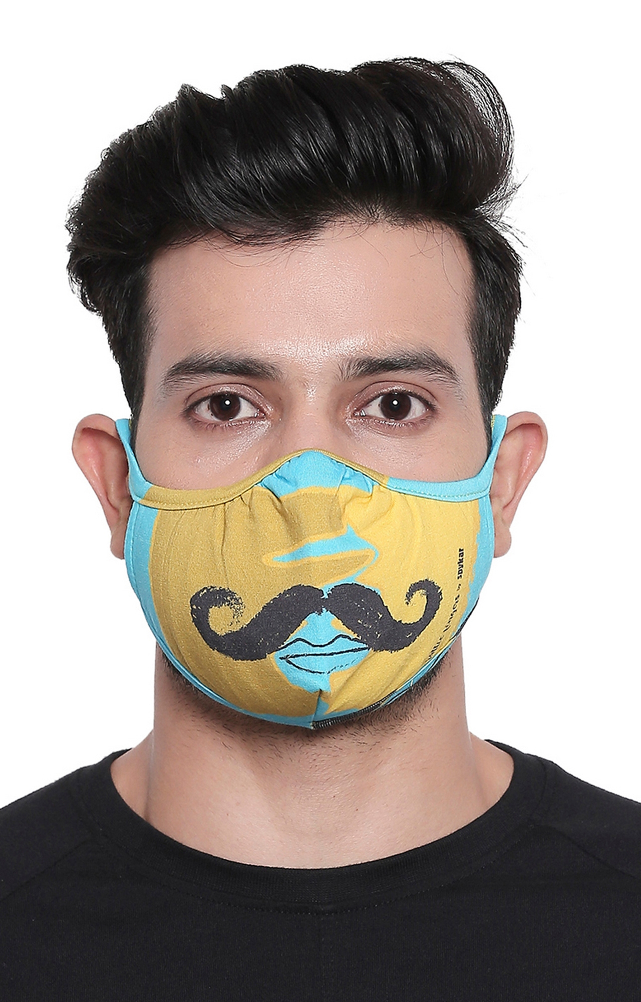 spykar | Spykar Assorted Designer Protective Face Mask - Set of 3 4