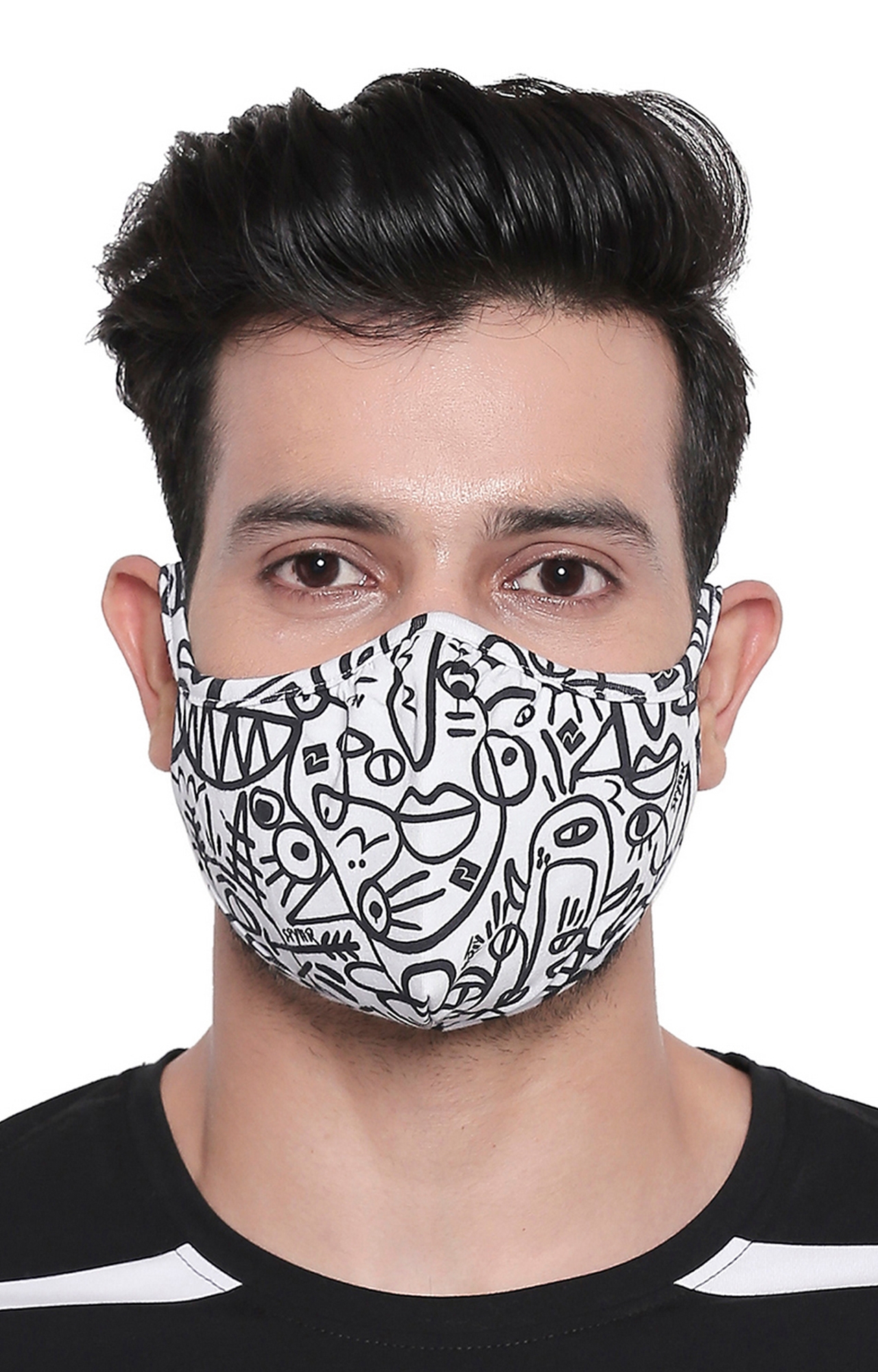 spykar | Spykar Assorted Designer Protective Face Mask - Set of 3 2