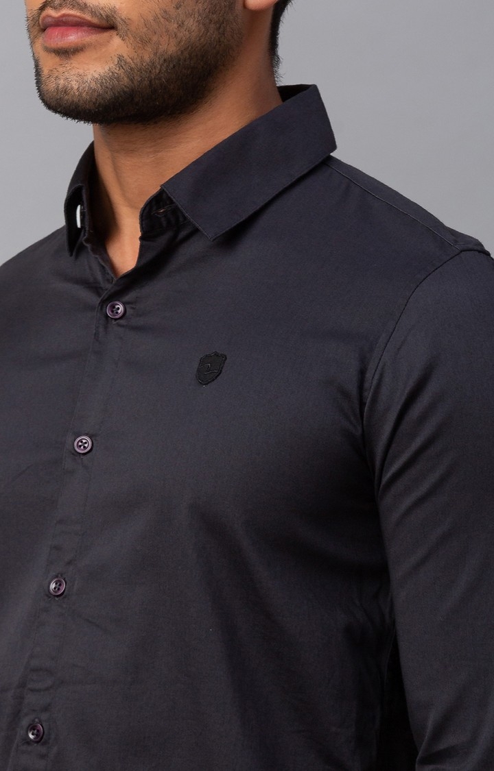 spykar | Men's Grey Cotton Solid Casual Shirts 5