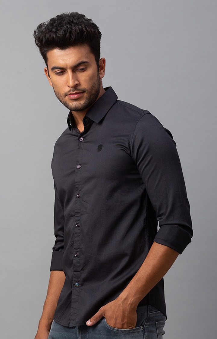 spykar | Men's Grey Cotton Solid Casual Shirts 3