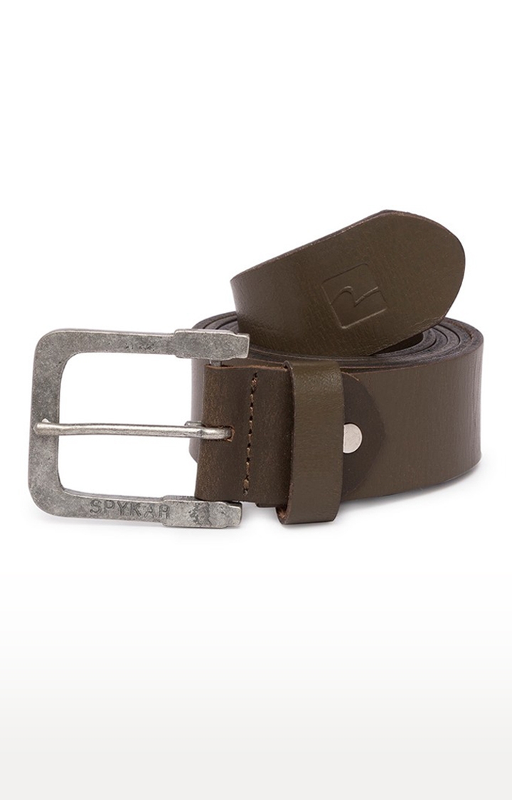 spykar | Spykar Brown Leather Belts 3
