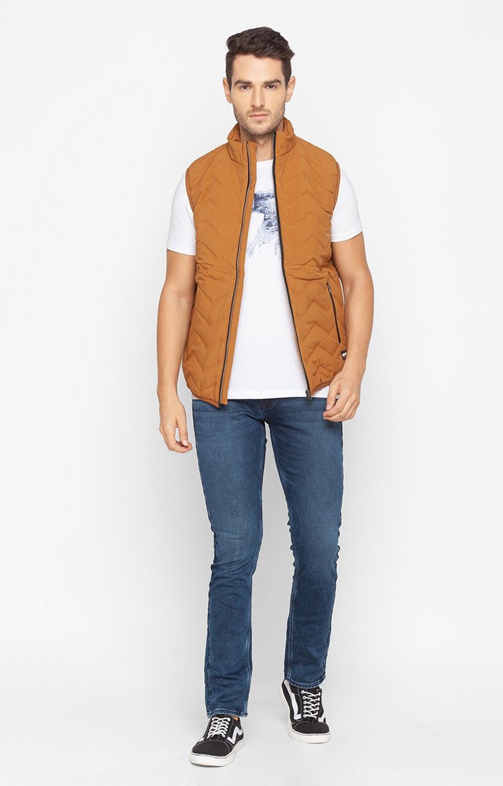 Spykar yellow online jacket