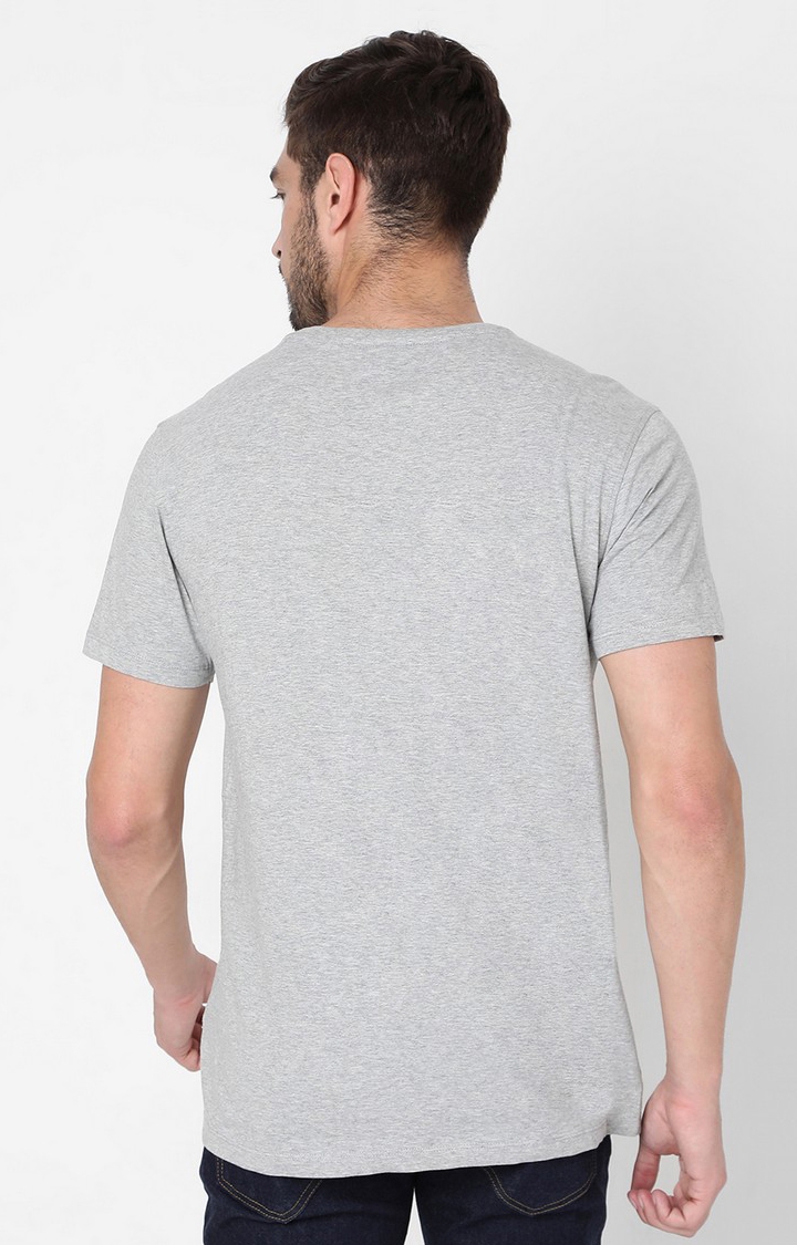 spykar | Spykar Grey Cotton Slim Fit T-Shirt For Men - Pack Of 3 13