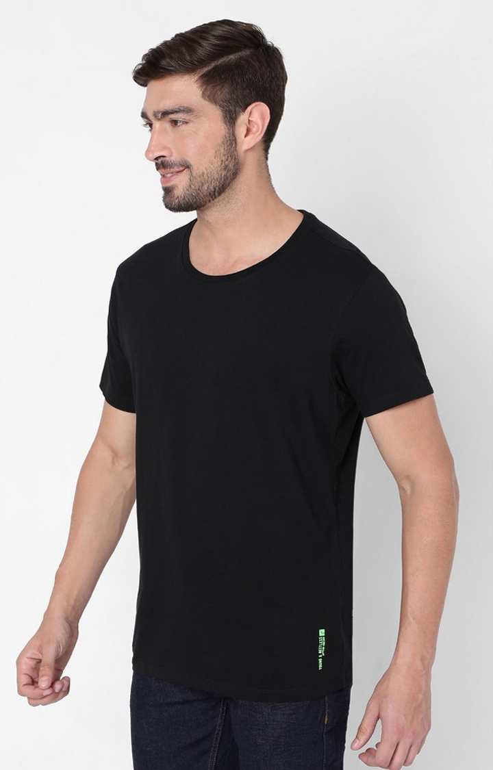 spykar | Spykar Grey Cotton Slim Fit T-Shirt For Men - Pack Of 3 7