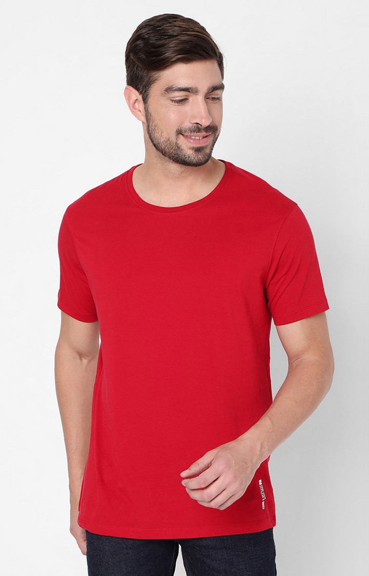 spykar | Spykar Grey Cotton Slim Fit T-Shirt For Men - Pack Of 3 5