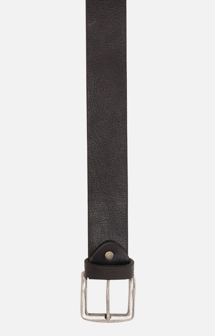 spykar | Spykar Black Leather Belt 3