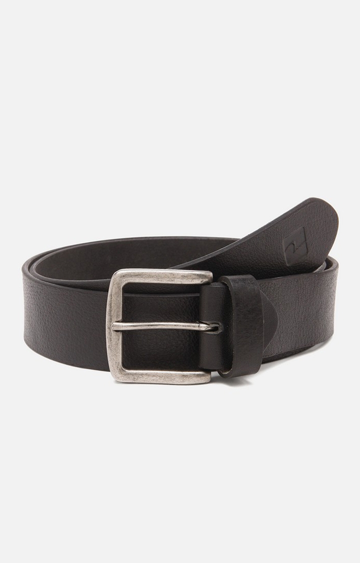 spykar | Spykar Black Leather Belt 0