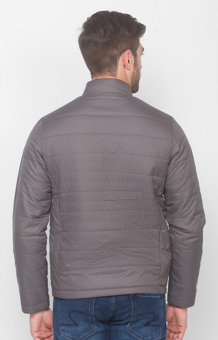Spykar  Grey Bomber Jackets