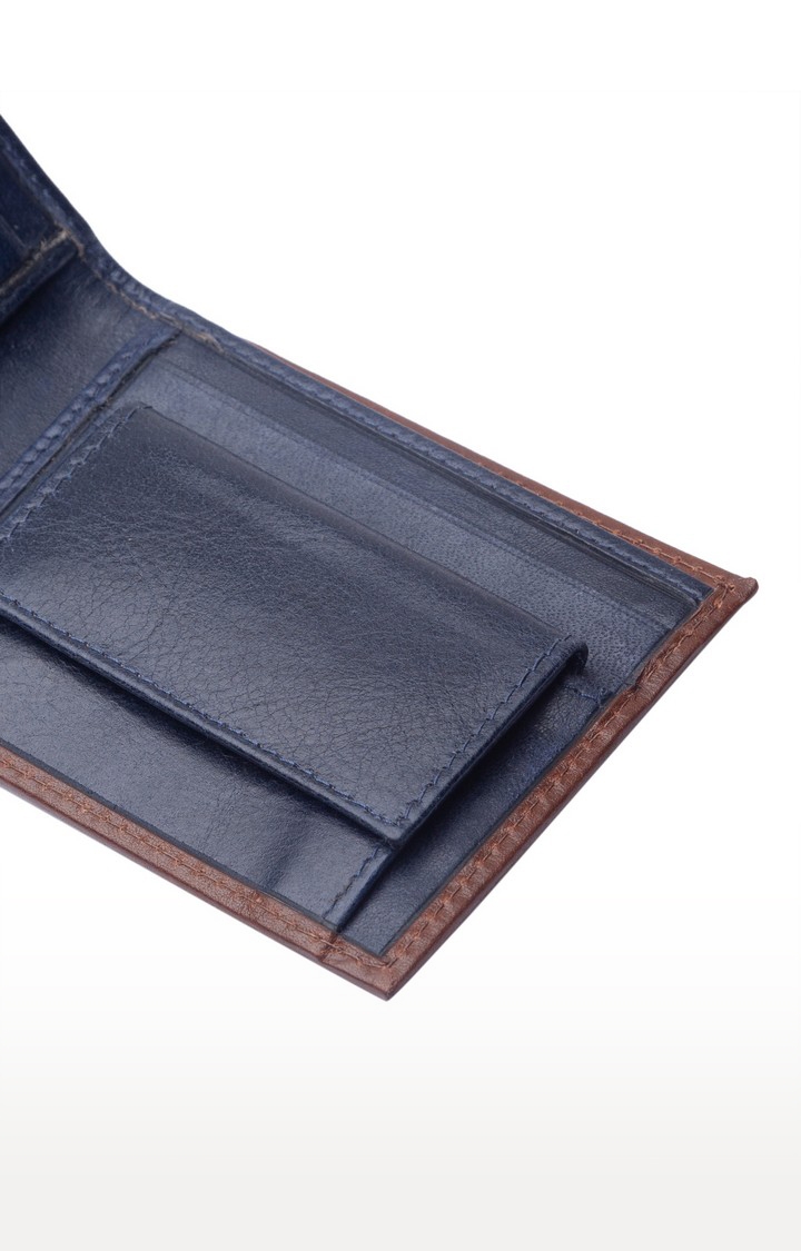 spykar | Spykar Tan Genuine Leather Wallet 4