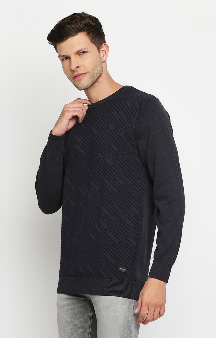 spykar | Spykar Grey Cotton Men Sweatshirt For Men 2