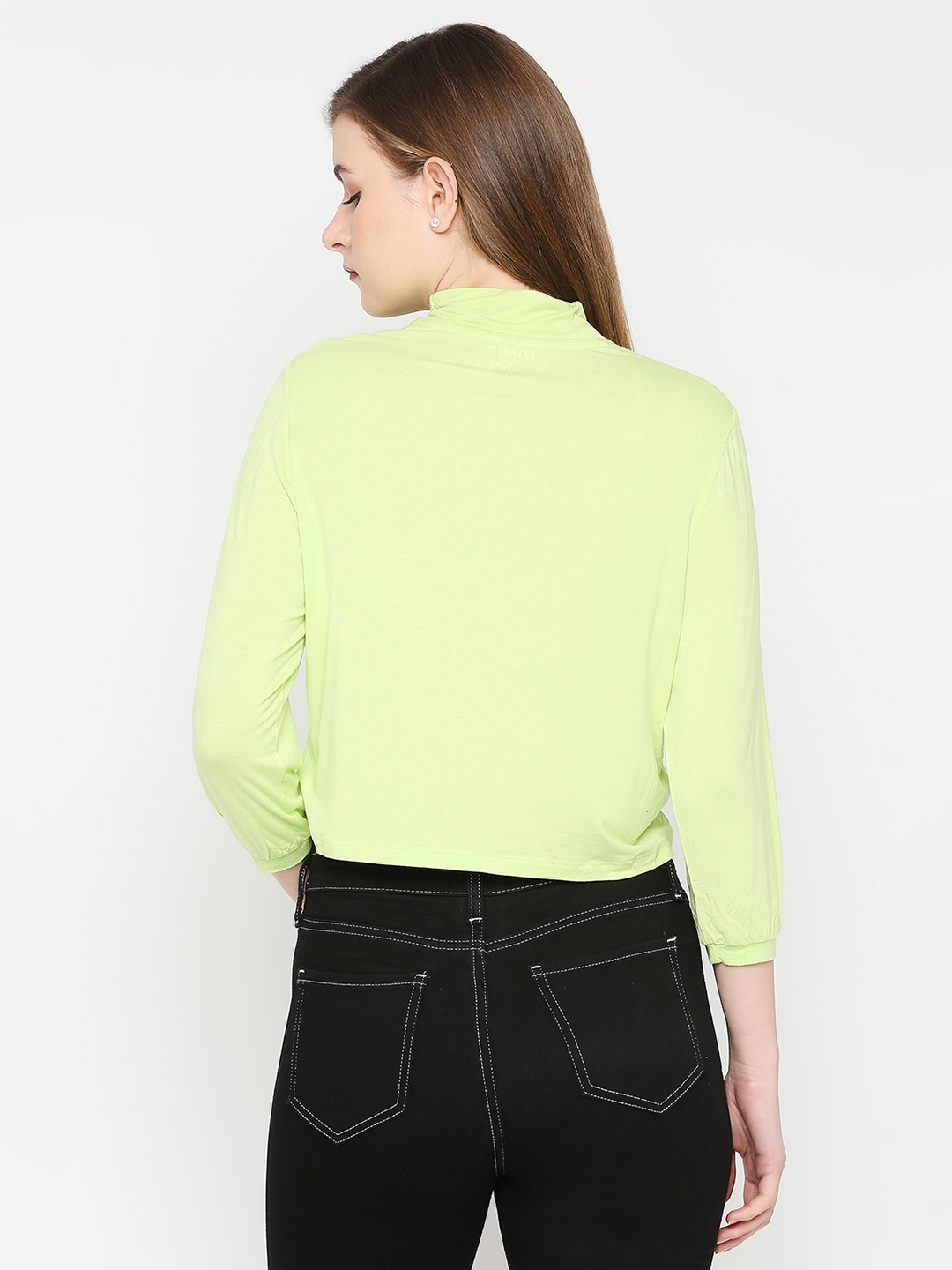 spykar | Spykar Green Cotton Women T-Shirt 3