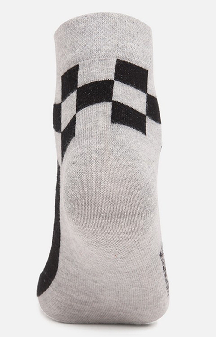 spykar | Underjeans By Spykar Men Grey Ankle Length (Non Terry) Single Pair Of Socks 3