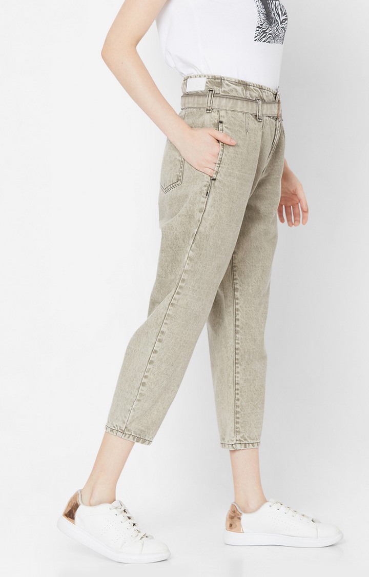 Women's Black Cotton Solid Culottes