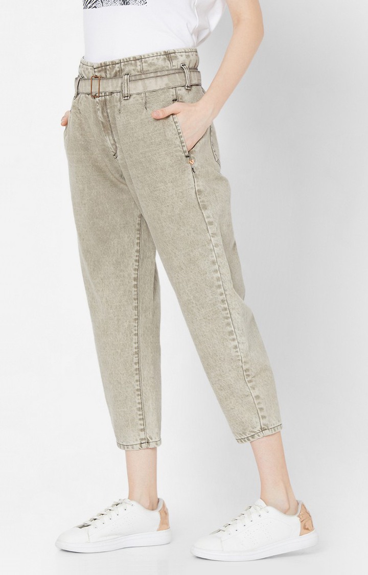 Women's Black Cotton Solid Culottes