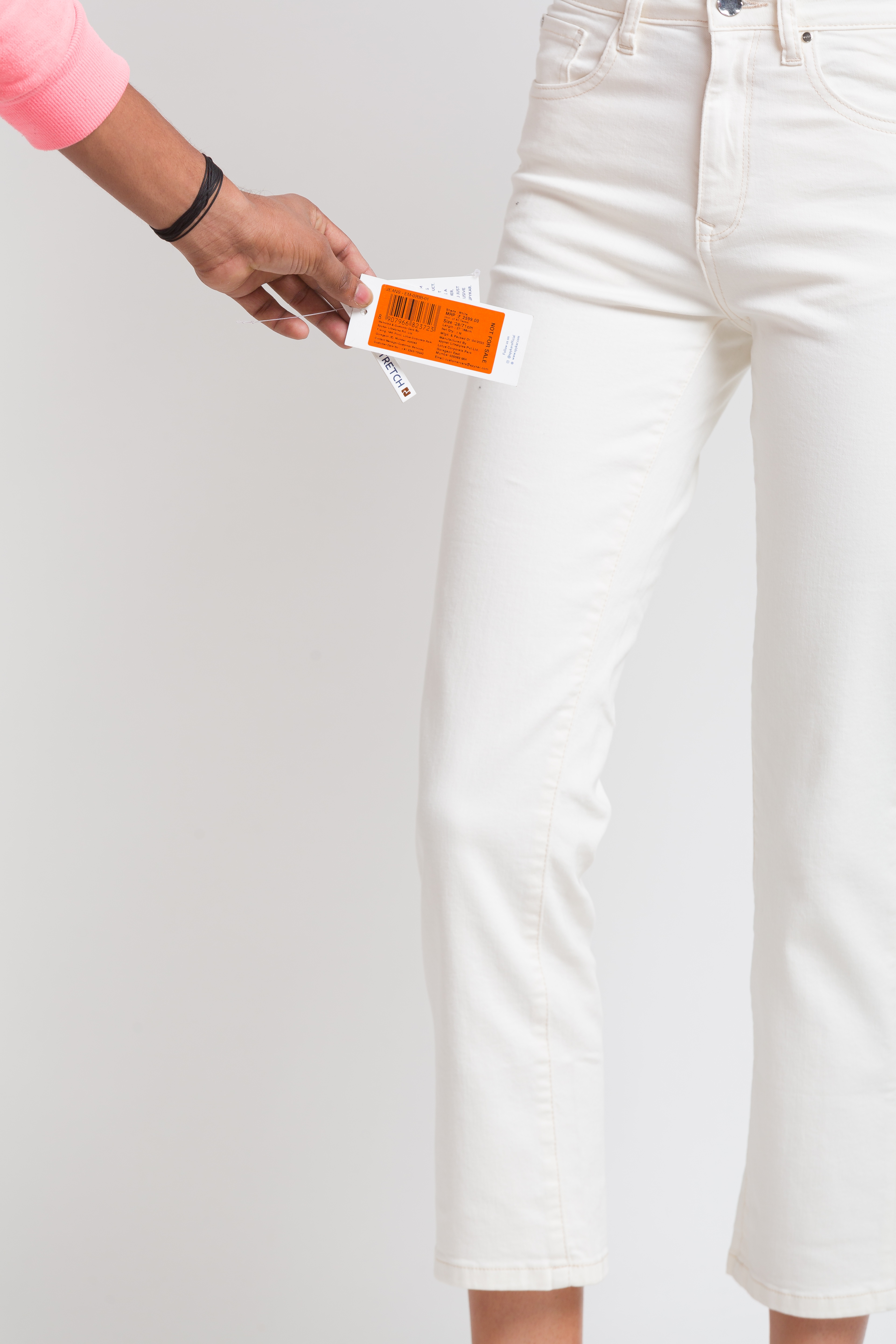 spykar | Women's White Lycra Solid Slim Jeans 6