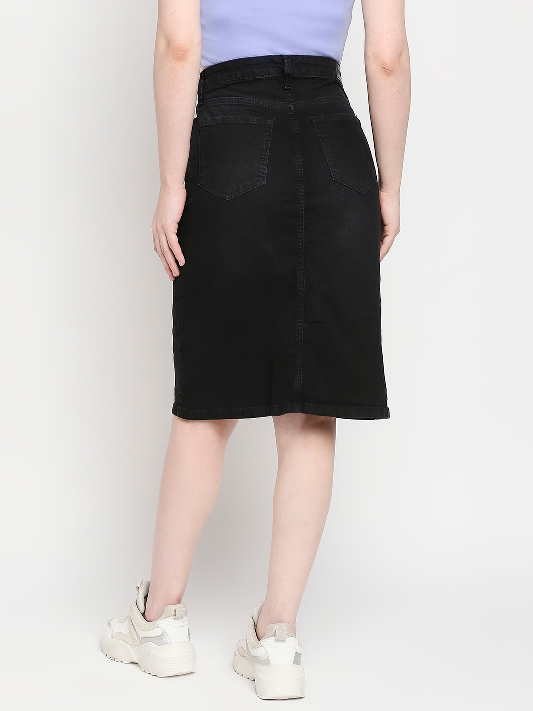spykar | Women's Black Cotton Solid Jeans 3