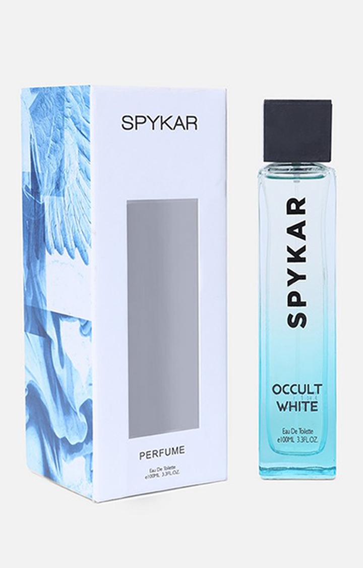 spykar | Spykar Black Belt (L) & Occult White Perfume Combo 4