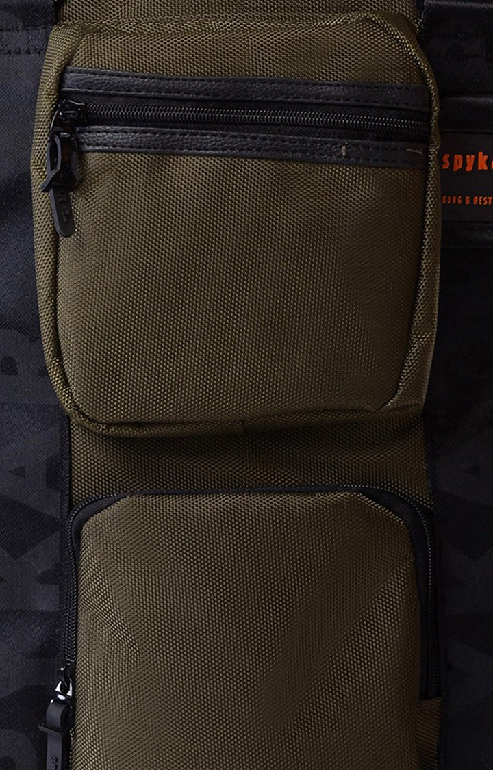 spykar | Spykar Olive Green Polyester Bags 4