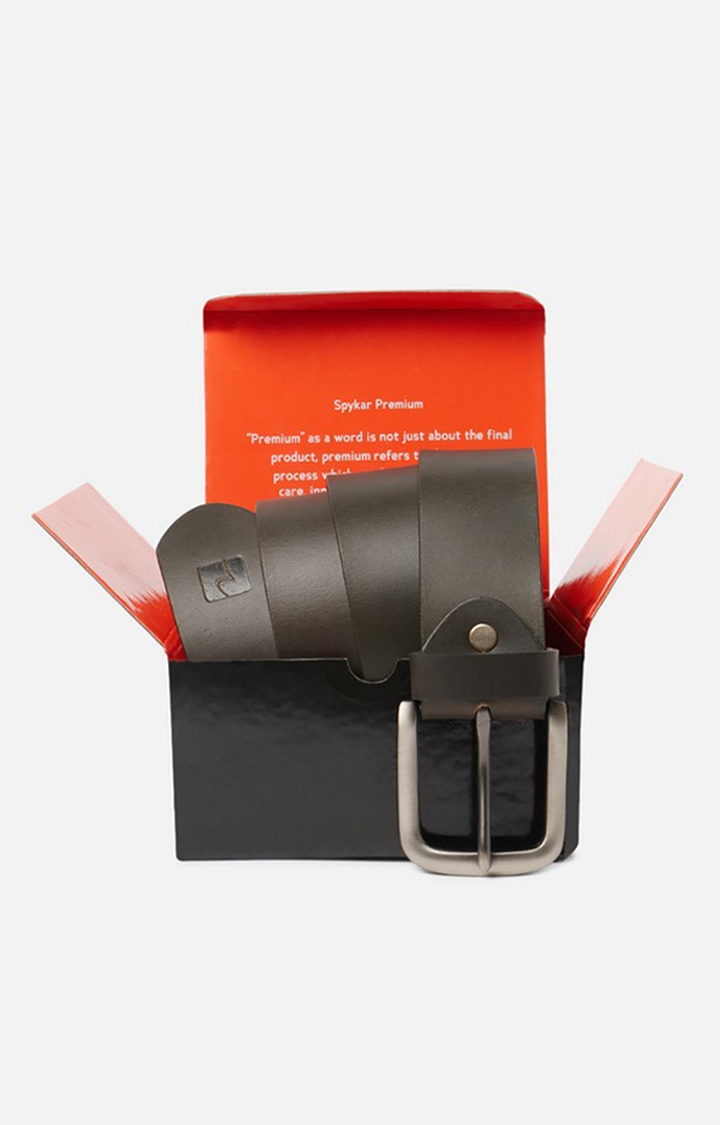 spykar | Spykar Brown Leather Belt 5