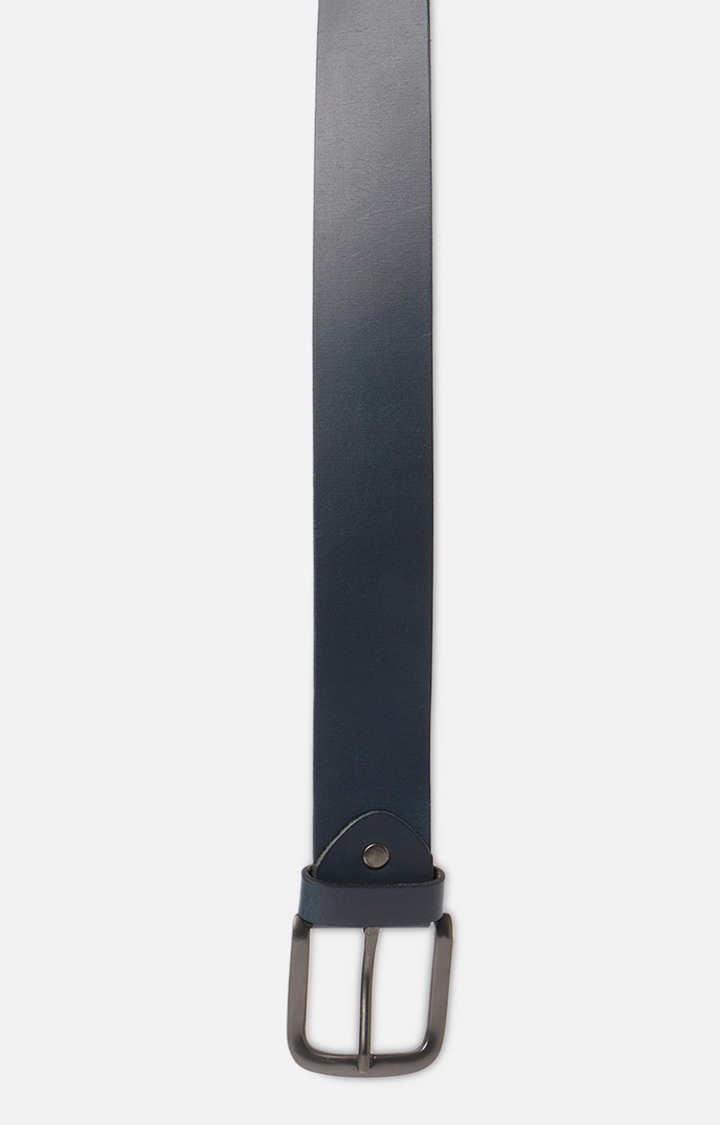 Spykar Blue Genuine Leather Belt